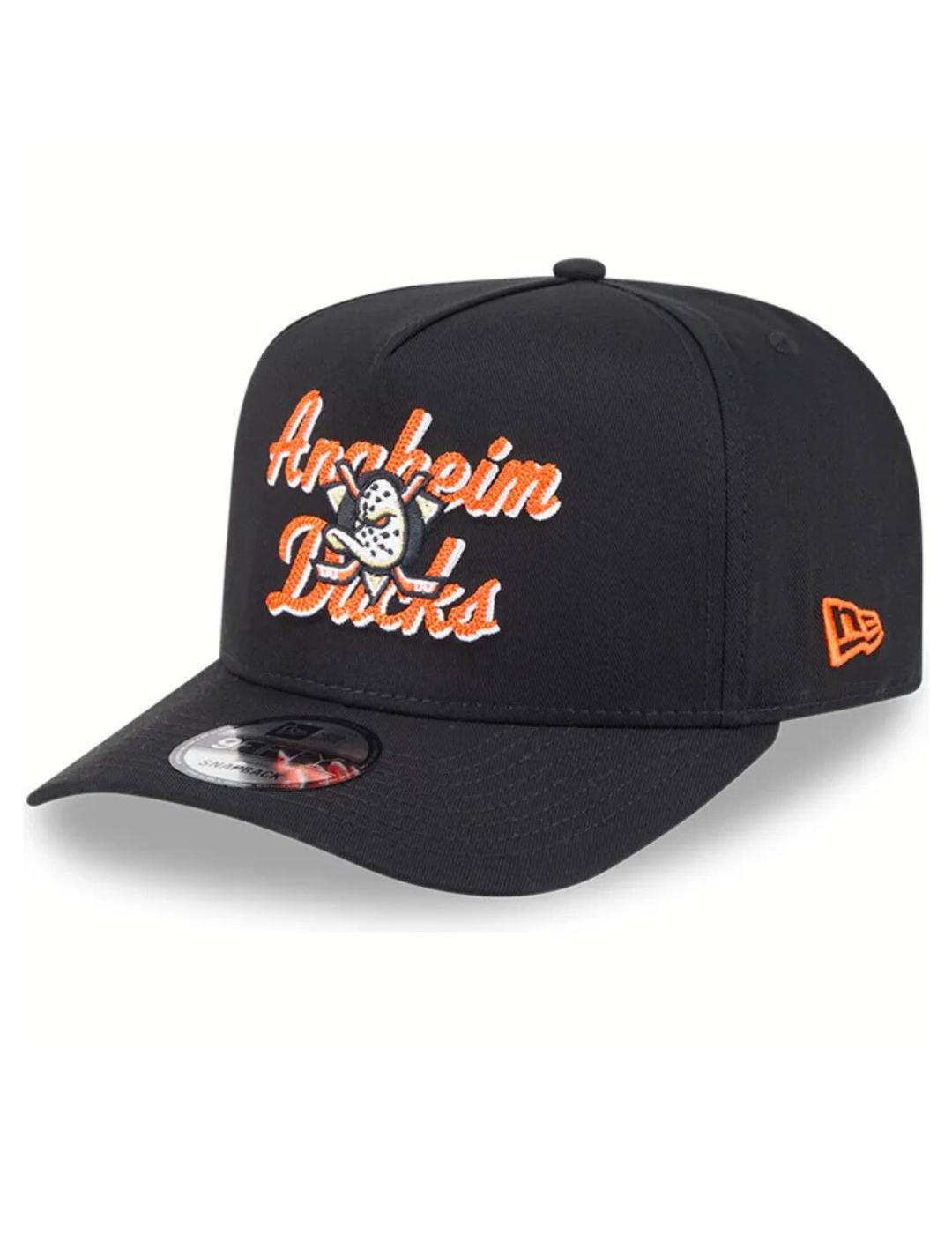 Gorra new era 9fifty anaheim ducks negro de hombre.