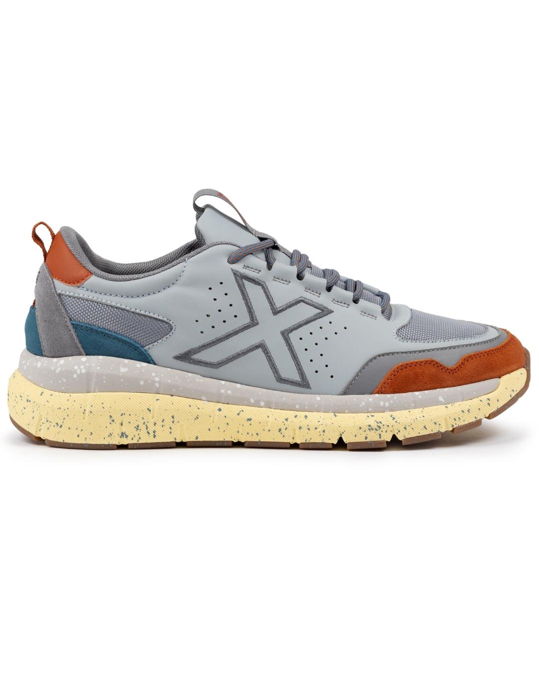 Zapatillas munich kava 27 gris de hombre.
