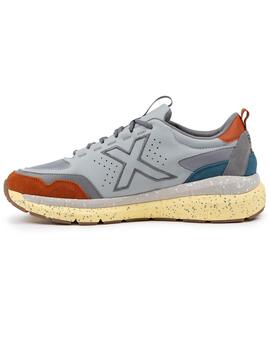 Zapatillas munich kava 27 gris de hombre.