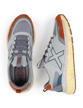 Zapatillas munich kava 27 gris de hombre.