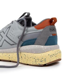 Zapatillas munich kava 27 gris de hombre.