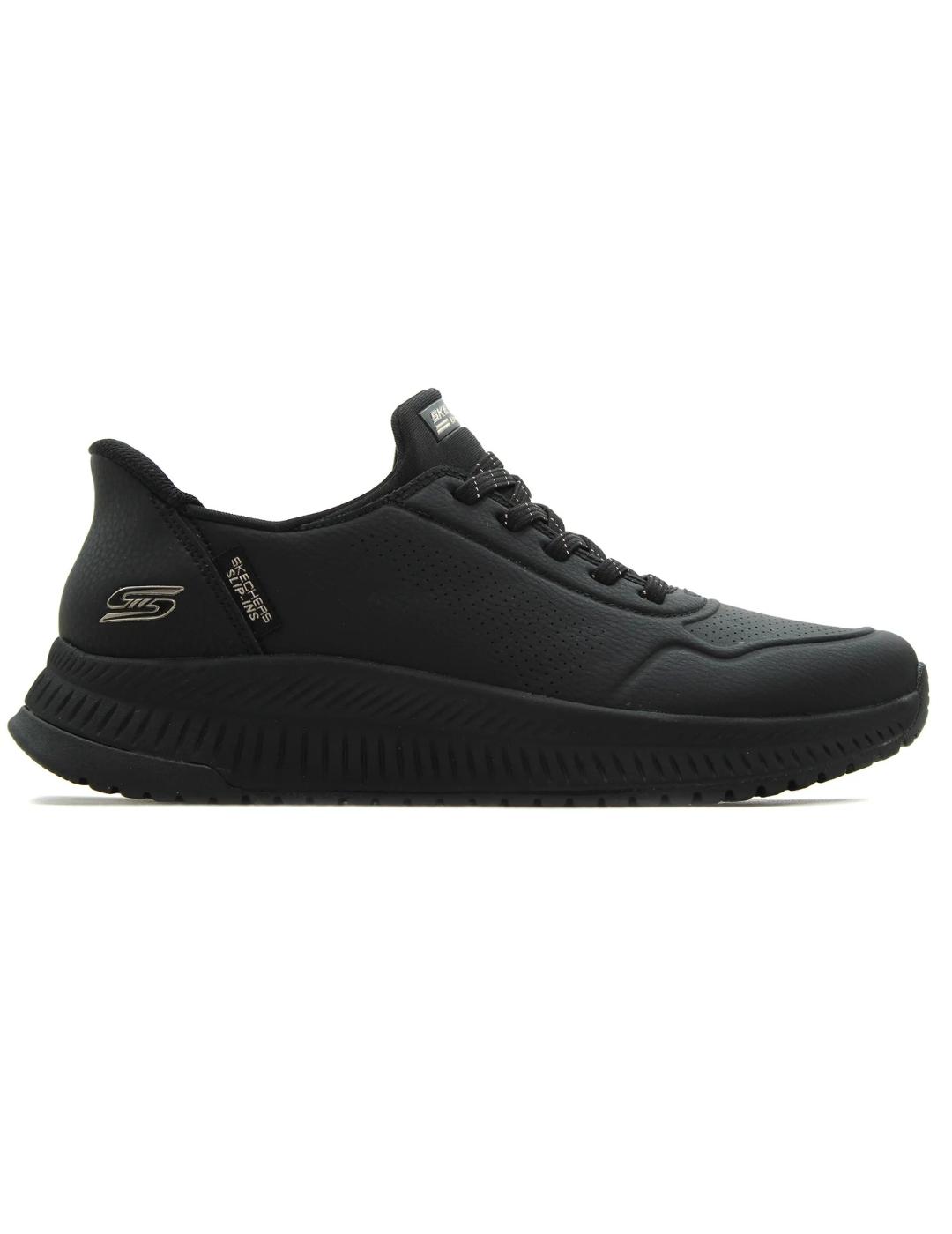 Zapatillas skechers bobs squad 4 key look negro de mujer.