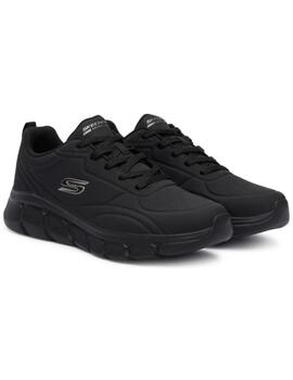 Zapatillas skechers bobs b flex artic edge negro de hombre.