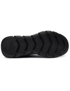 Zapatillas skechers bobs b flex artic edge negro de hombre.