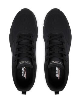 Zapatillas skechers bobs b flex artic edge negro de hombre.