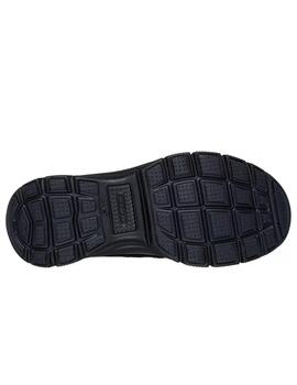 Zapatillas skechers easy going cool zip! negro de mujer.
