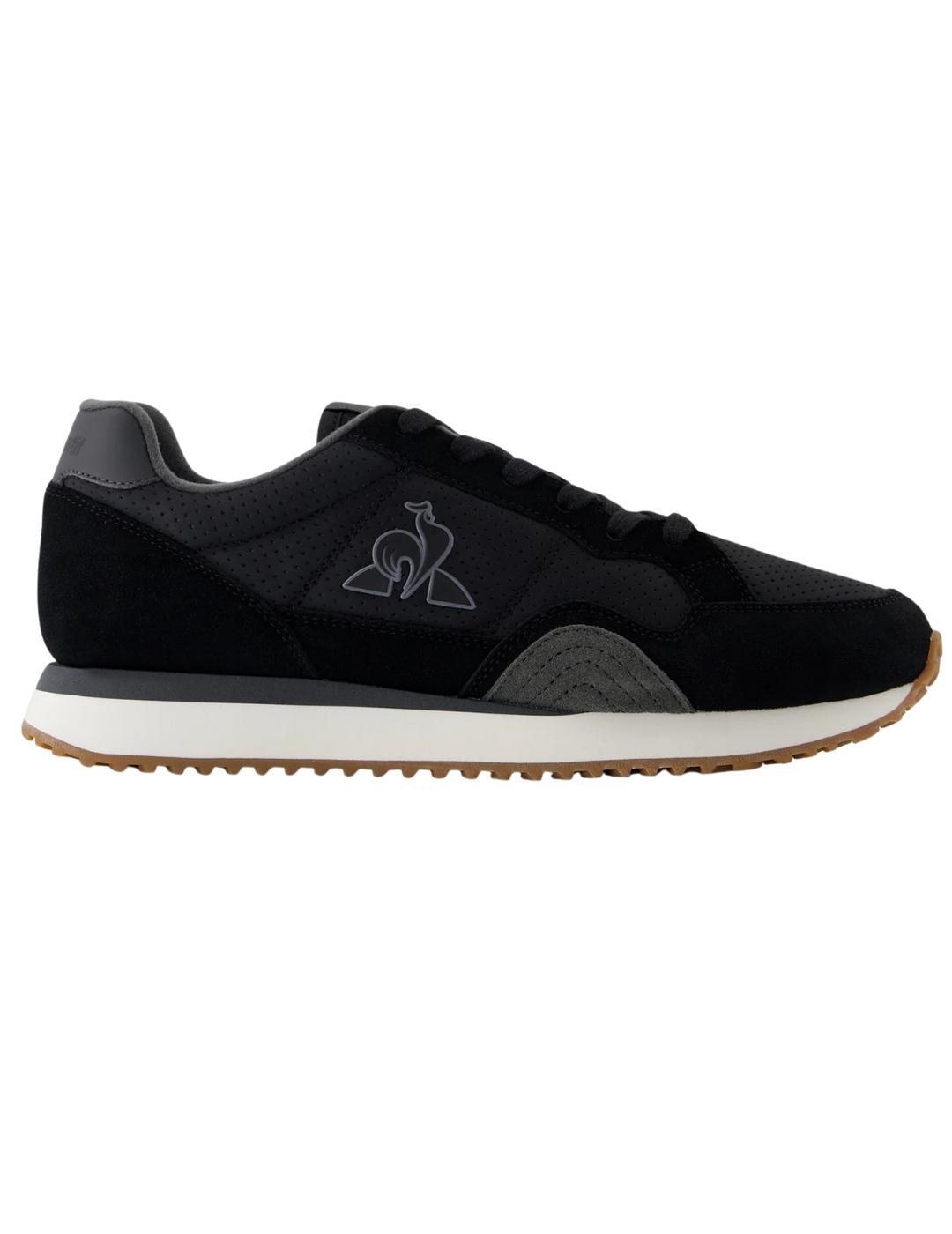 Zapatillas le coq sportif jet star piel negro de hombre.