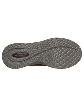 Zapatillas skechers arch fit orvan moxley marrón de hombre.