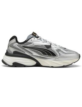 Zapatillas puma fade nitro ls gris plata de hombre.