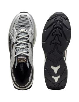 Zapatillas puma fade nitro ls gris plata de hombre.