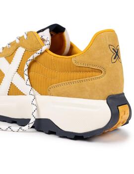 Zapatillas munich babel 16 mostaza de hombre.