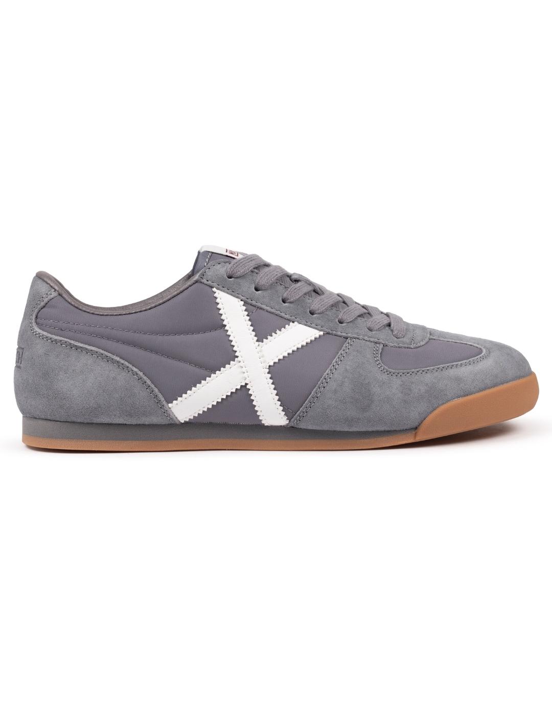 Zapatillas munich stereo 01 gris de unisex.