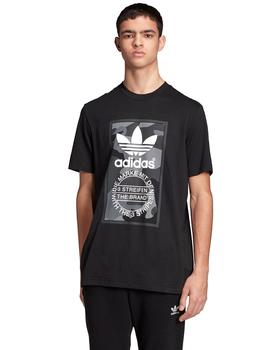 Camiseta de Hombre ADIDAS CAMO TEE NEGRO