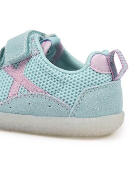 Zapatillas munich baby koda 22 turquesa de bebé.