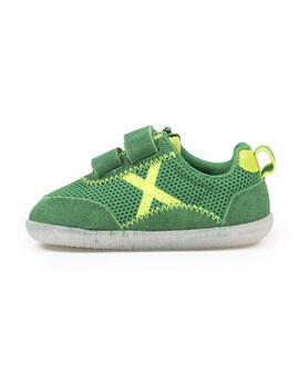Zapatillas munich baby koda 24 verde de bebé.