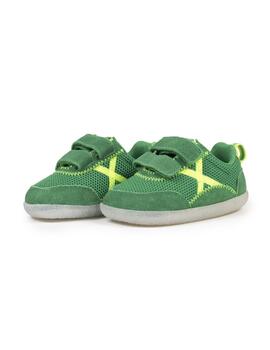 Zapatillas munich baby koda 24 verde de bebé.