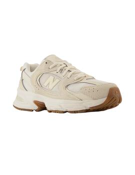 Zapatillas new balance gr530ul beige de niño.