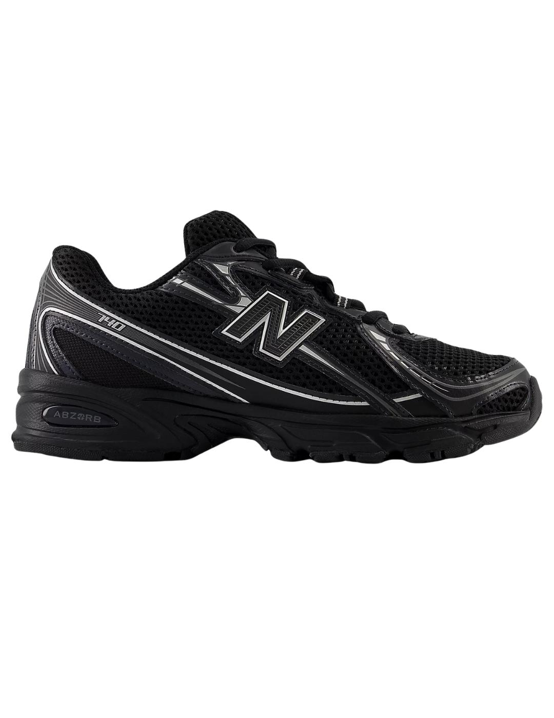 Zapatillas new balance u740bm2 negro unisex.