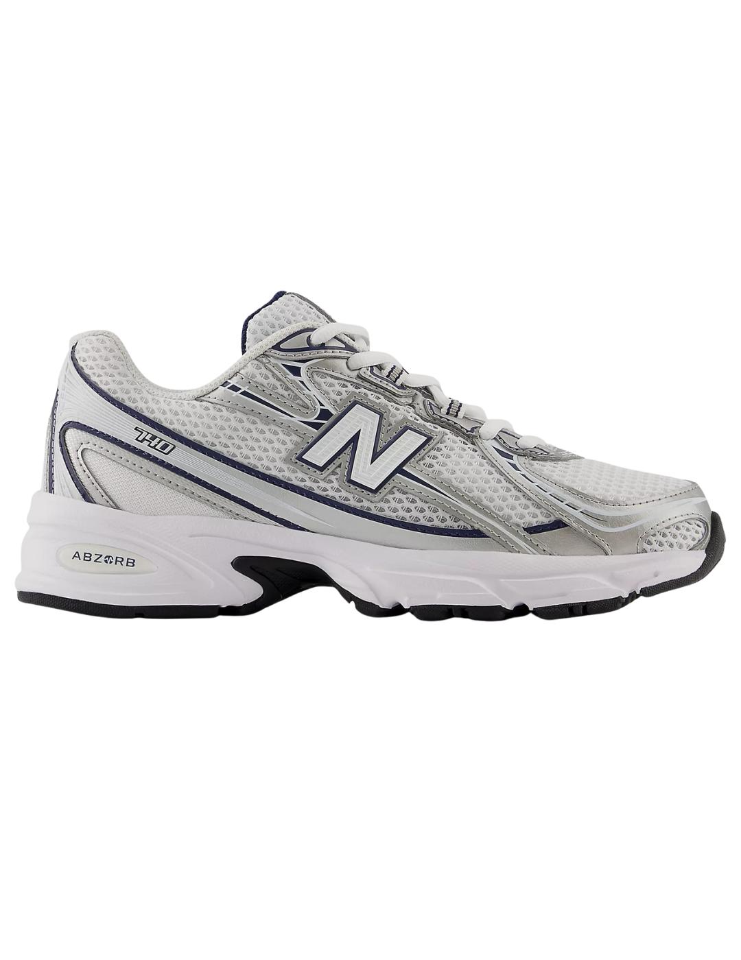 Zapatillas new balance u740wn2 blanco azul de mujer.