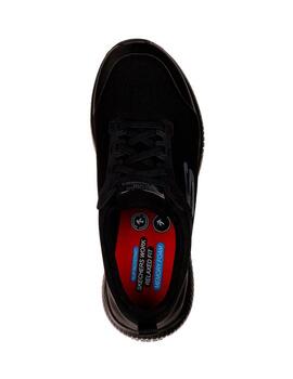 Zapatilas skechers work squad sr negro de mujer.