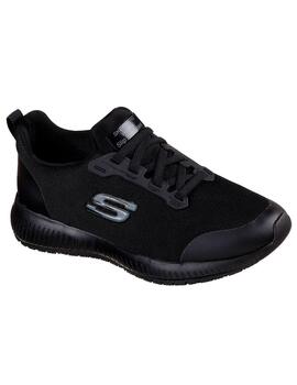 Zapatilas skechers work squad sr negro de mujer.