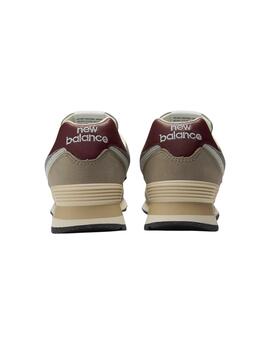 Zapatillas new balance u574skb gris granate de hombre.