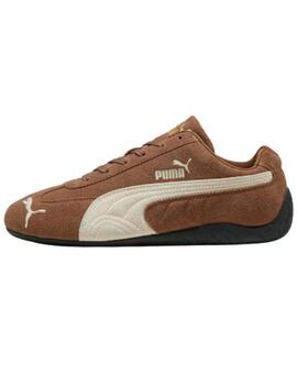 Zapatillas puma speedcat og marrón de mujer.