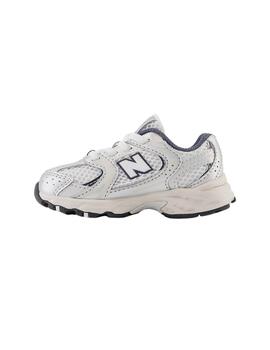 Zapatillas new balance iz530ka gris plata de bebé.