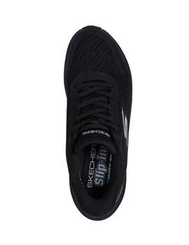 Zapatillas skechers go run consistent 2.0 slip ins negro.