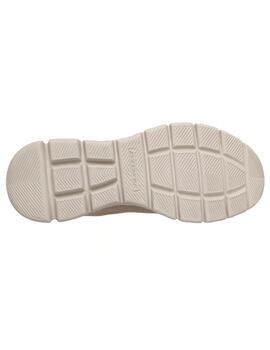 Zapatillas skechers bobs b lite marrón de mujer.