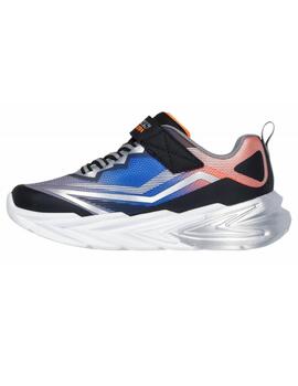 Zapatillas skechers slights flex glow ultra gris de niño.