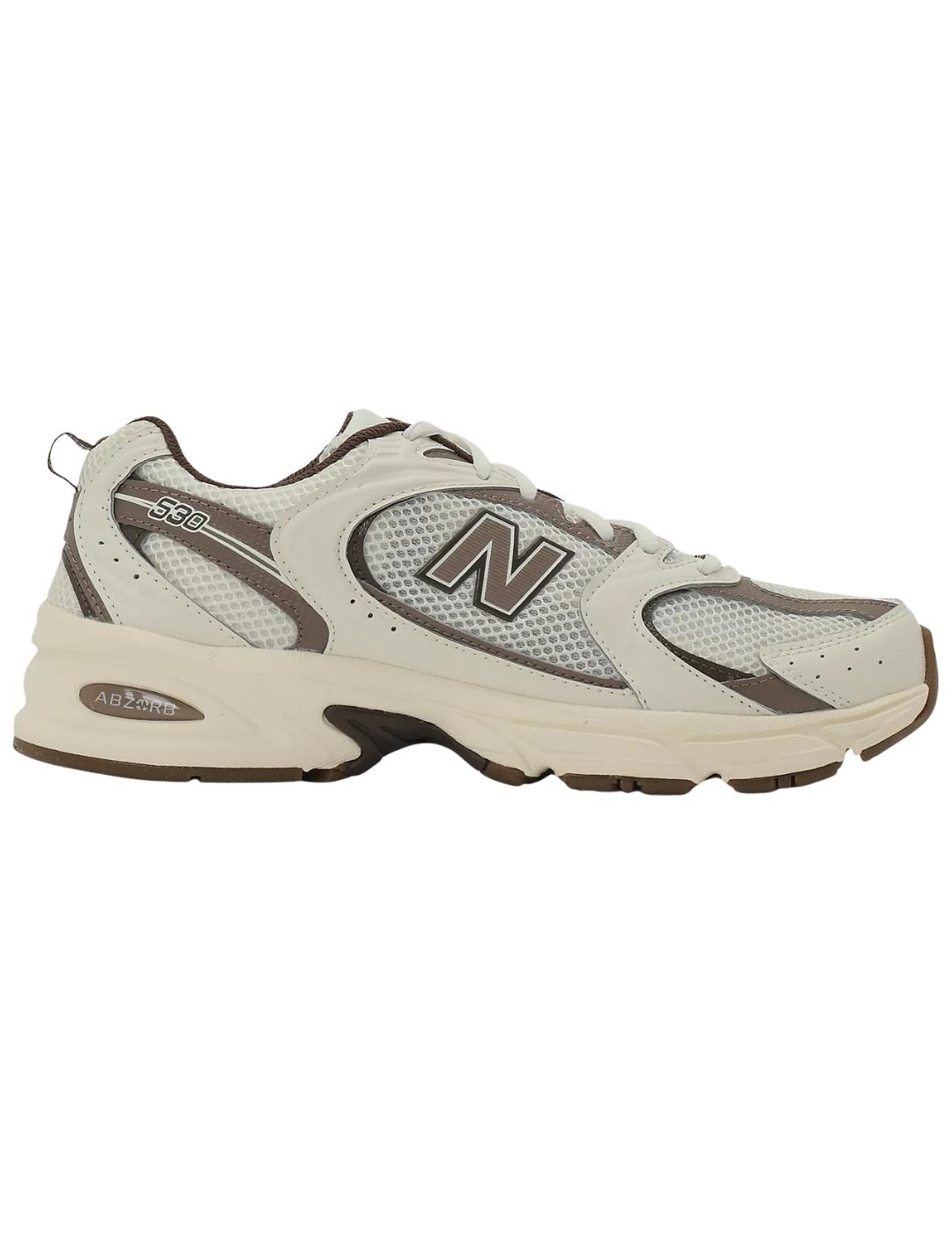 Zapatillas new balance mr530asm beige marrón de mujer.