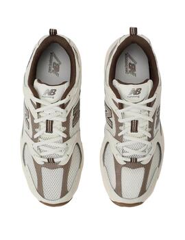 Zapatillas new balance mr530asm beige marrón de mujer.