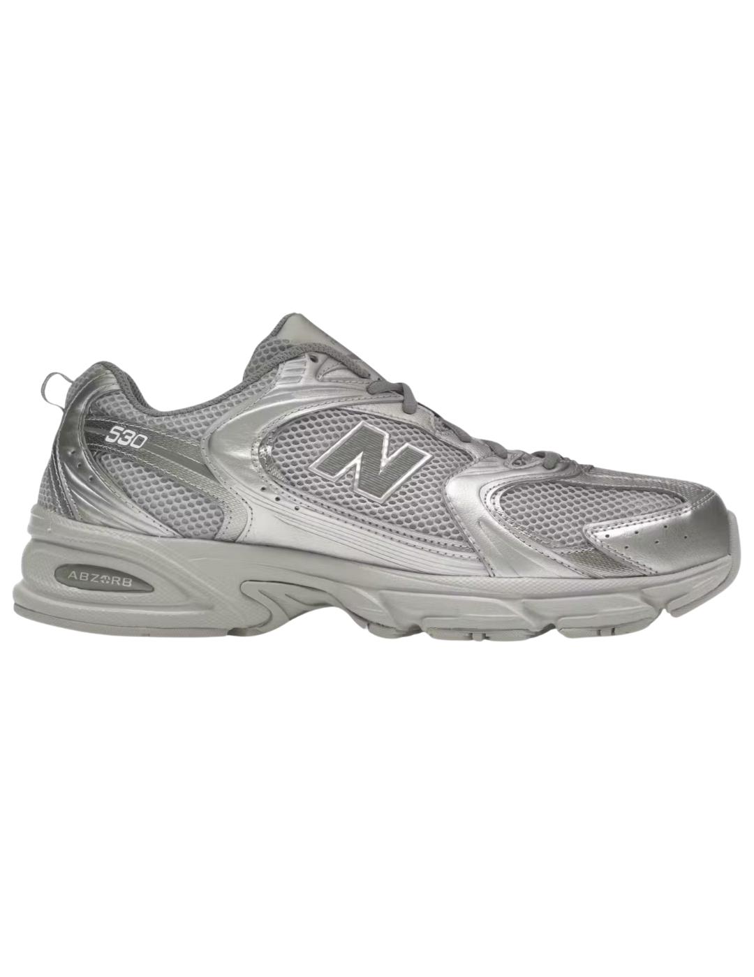 Zapatillas new balance mr530zgs gris plata de mujer