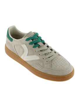 Zapatillas victoria smash suede gris verde de hombre.