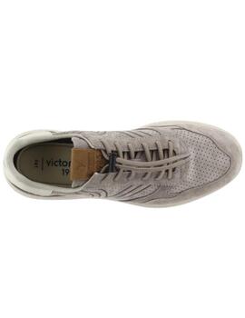 Zapatillas victoria anima suede marrón de hombre.