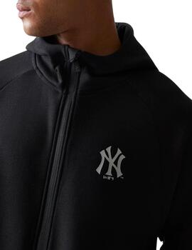 Chaqueta new era MLB NY Yankes negra de hombre.