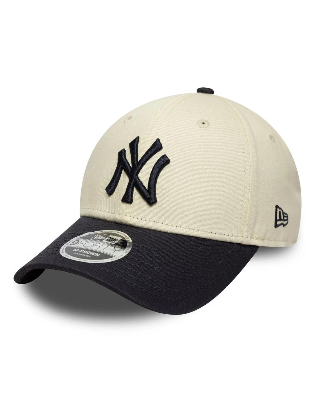 Gorra new era 9forty M-crown beige azul de hombre.