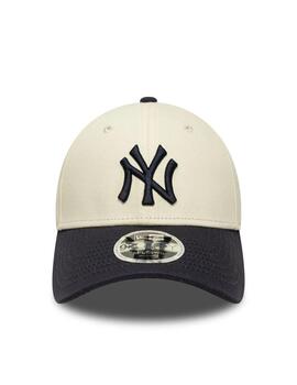 Gorra new era 9forty M-crown beige azul de hombre.