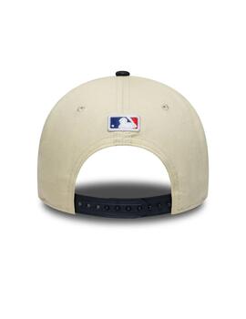 Gorra new era 9forty M-crown beige azul de hombre.