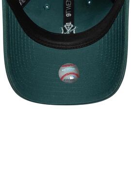 Gorra new era washed MLB mini NY Yankees verde de mujer.