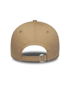 gorra new era LA Dodgers 9forty animal marrón de mujer.