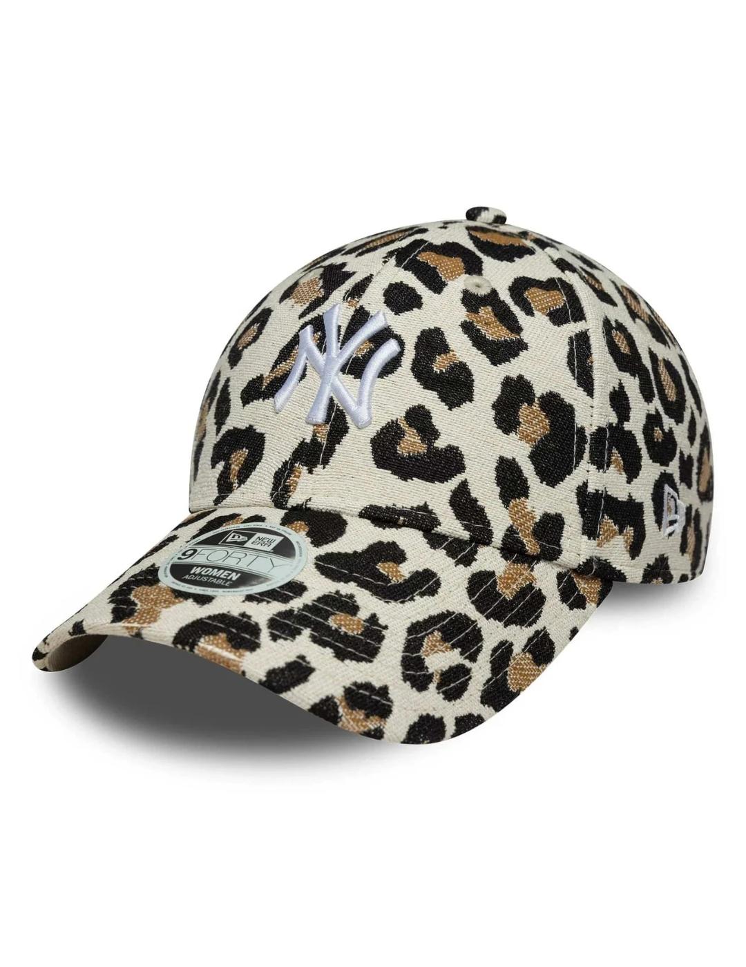 Gorra new era leopard midi 9forty NY Yankees de mujer.