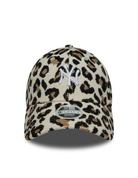 Gorra new era leopard midi 9forty NY Yankees de mujer.