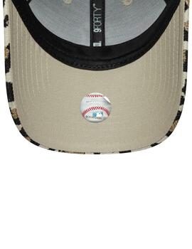 Gorra new era leopard midi 9forty NY Yankees de mujer.