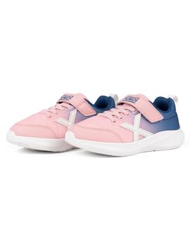Zapatillas munich mini leta 08 rosa de niña.