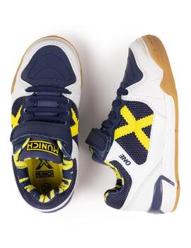 Zapatillas munich one kid vco 78 azul de niño.