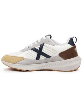 Zapatillas munich loop 05 blanco azul de hombre.