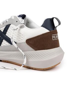 Zapatillas munich loop 05 blanco azul de hombre.