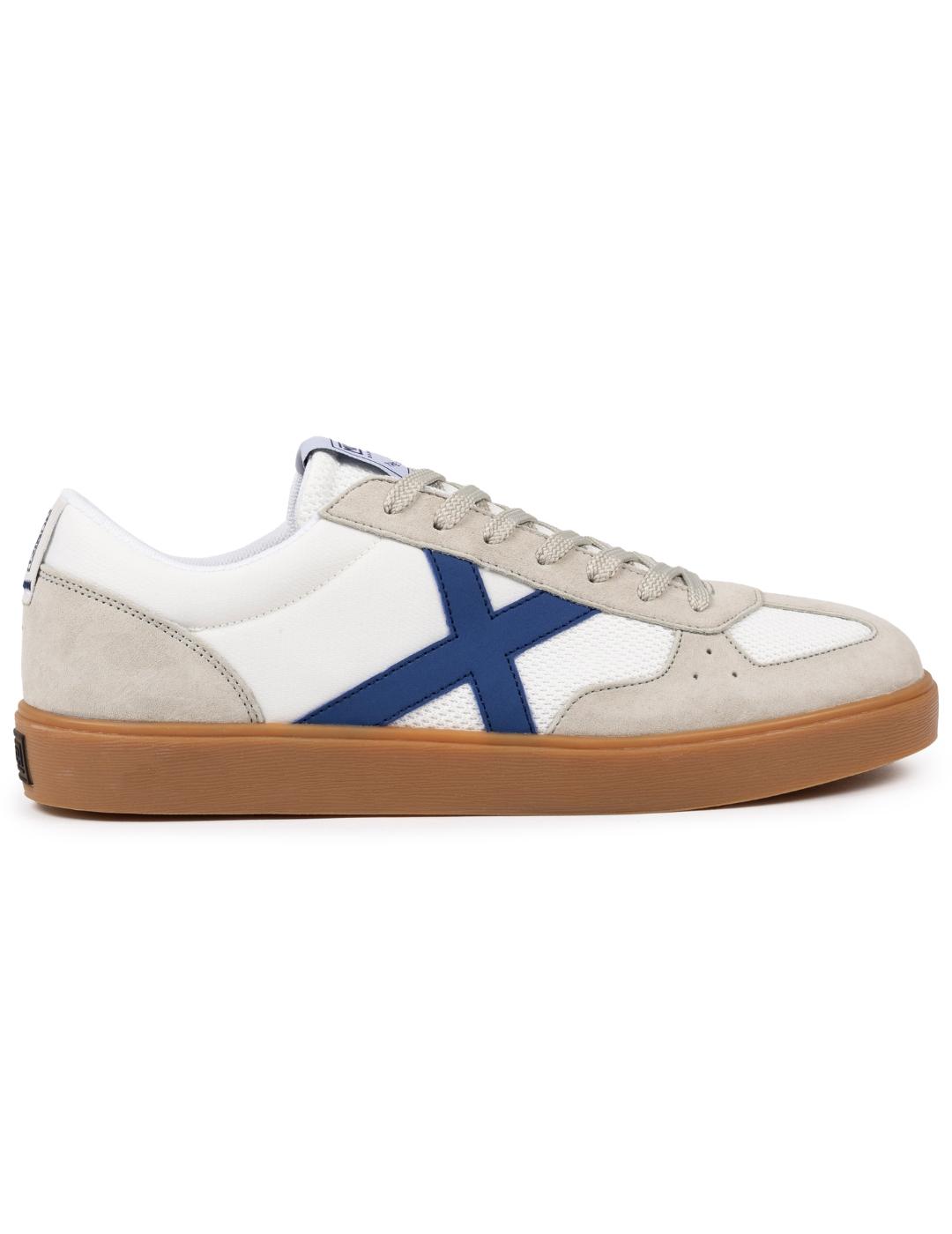 Zapatillas munich break 47 blanco azul de hombre.